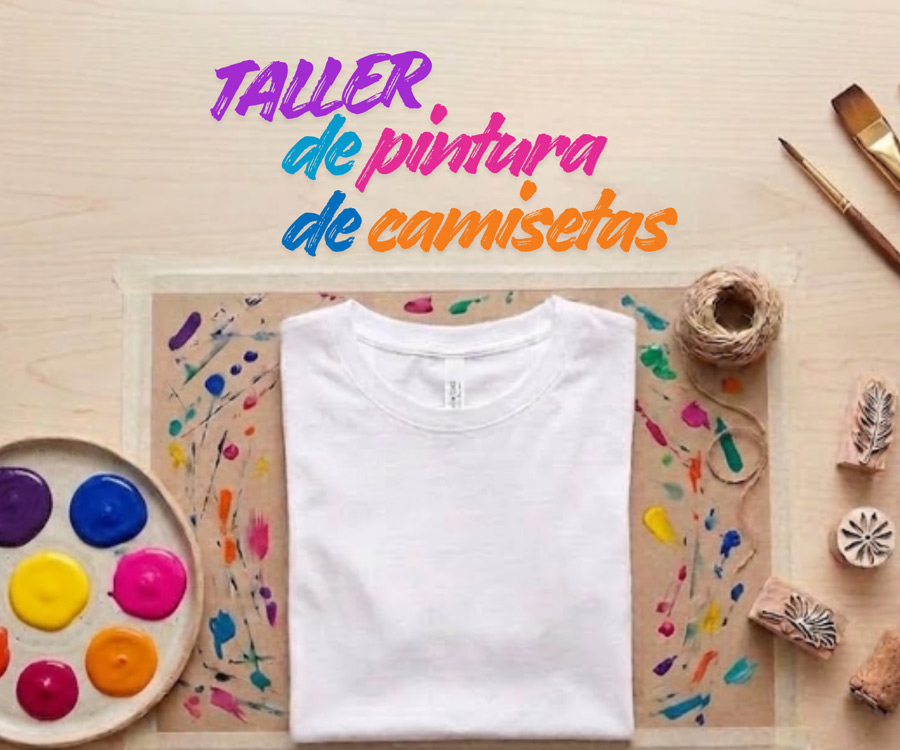 Taller de pintura de camisetas. 15 de septiembre de 2026