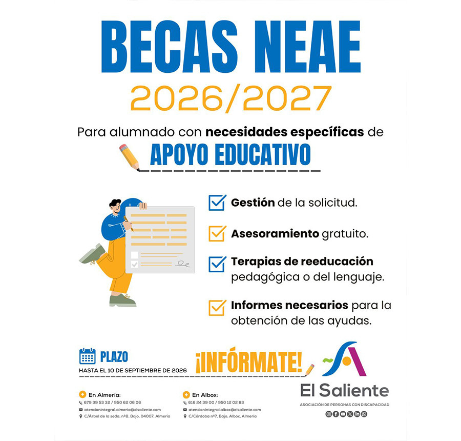 Noticia: Becas y ayudas para alumnos con necesidad específica de apoyo educativo