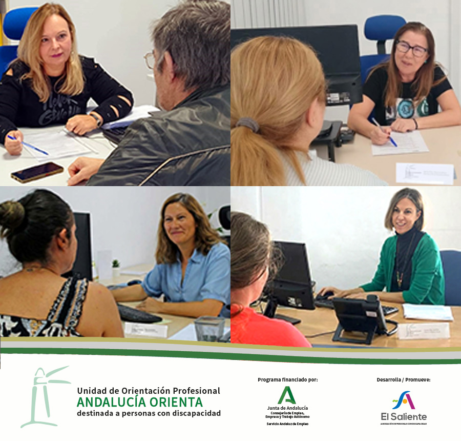 Noticia: La Asociación El Saliente ofrece orientación laboral personalizada a personas con discapacidad física que buscan empleo