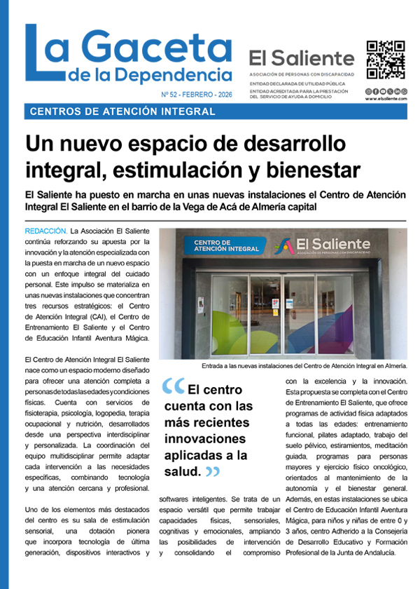 El Saliente: La Gaceta de la Dependencia. Número 52. Febrero de 2026