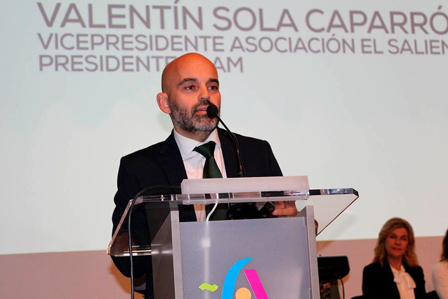 El Saliente Día de la Discapacidad 2025 Foto 1: Valentín Sola, Presidente de la Faam