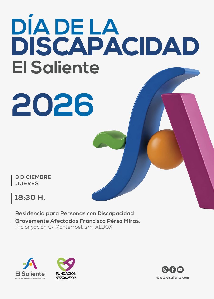El Saliente actividades: Día de la Discapacidad El Saliente 2026. 3 de diciembre de 2026