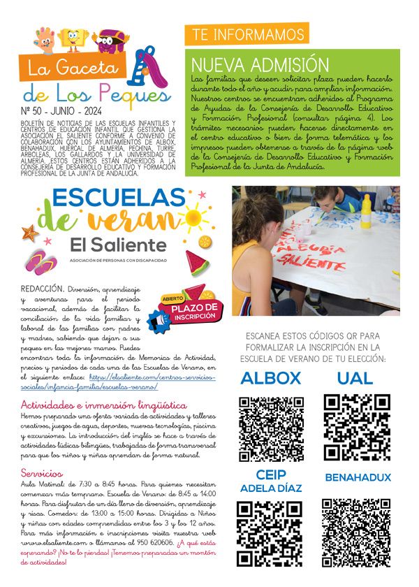 La Gaceta de los Peques. Número 50, junio de 2024