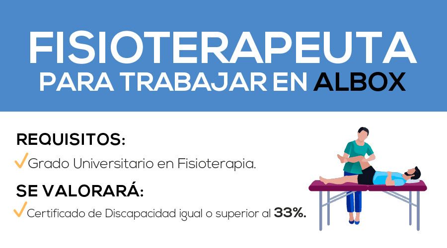 Oferta de Empleo Fisioterapeuta en Albox. El Saliente