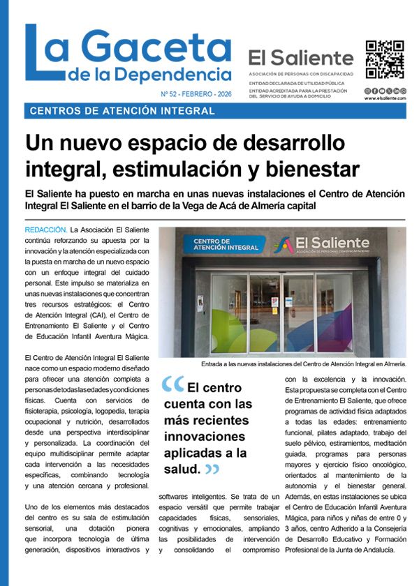 El Saliente: La Gaceta de la Dependencia. Número 52. Febrero de 2026