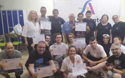 El Saliente forma a 10 personas con discapacidad para mejorar su empleabilidad