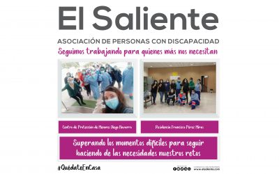Personal y usuarios de Centros Residenciales gestionados por El Saliente, en Albox, dan negativo en las pruebas de Coronavirus