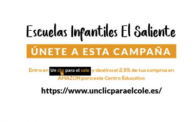Participa en la Campaña “Un clic para el cole”