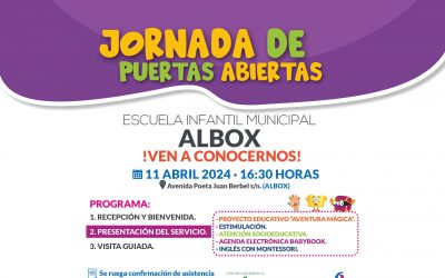 Jornada de Puertas Abiertas en la Escuela Infantil Municipal Albox