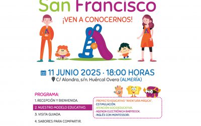 Jornada de Puertas Abiertas en la Escuela Infantil San Francisco el 11 de junio